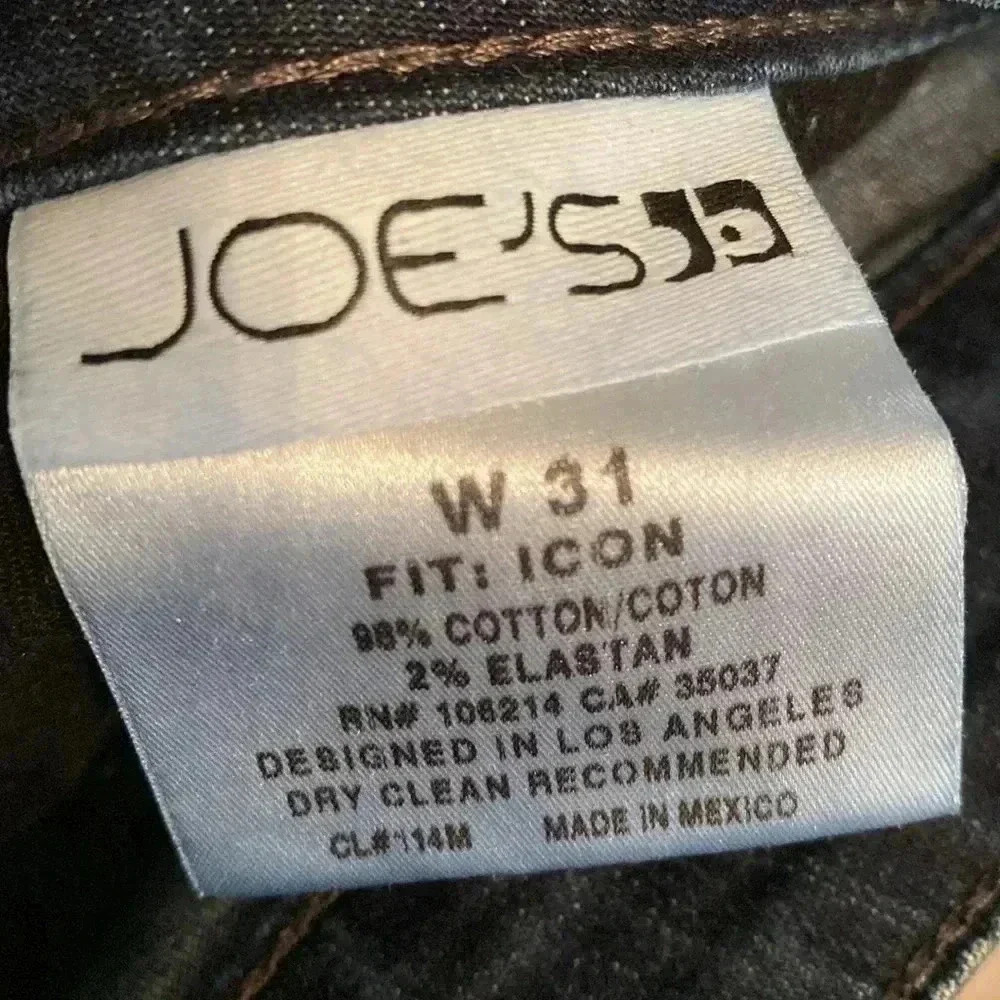 Joes jeans the icon boot cut - dark wash - great condition women size 31 - Picture 7 of 7
